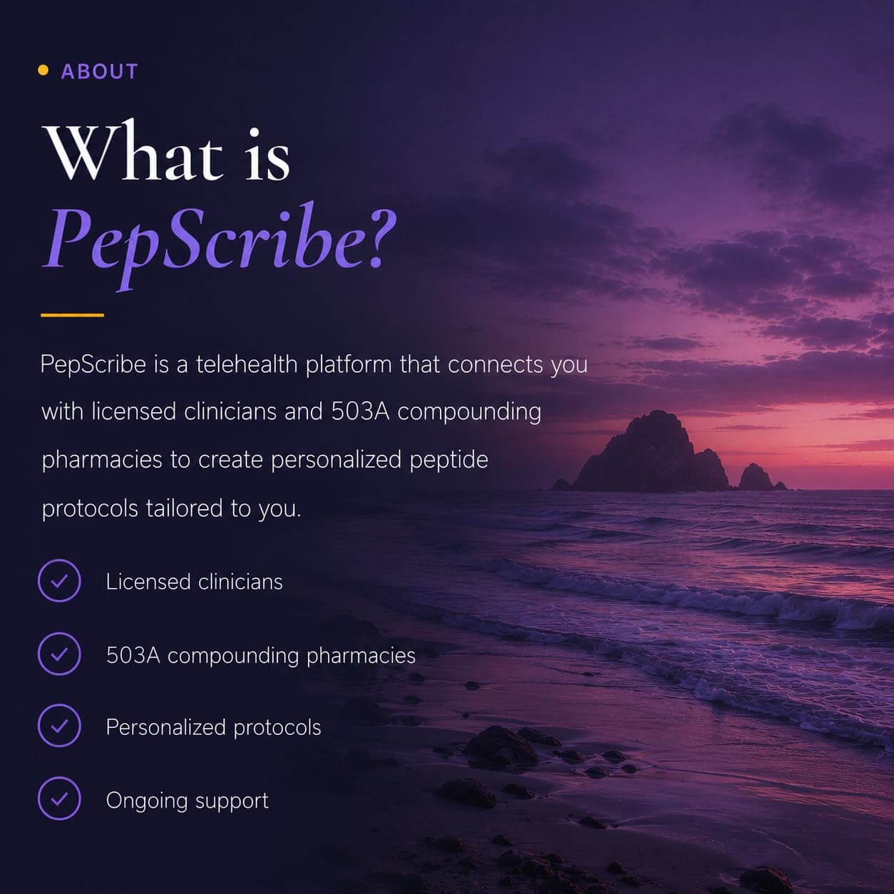 PepScribe on Instagram: 'What is PepScribe?', a telehealth platform connecting you with licensed clinicians and 503A compounding pharmacies.